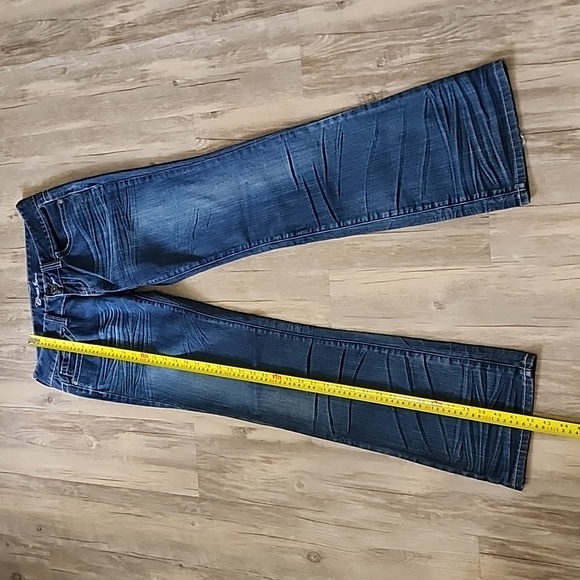 Guess Jeans Straight Leg Low Rise Dark Blue Size 28 - Picture 10 of 12